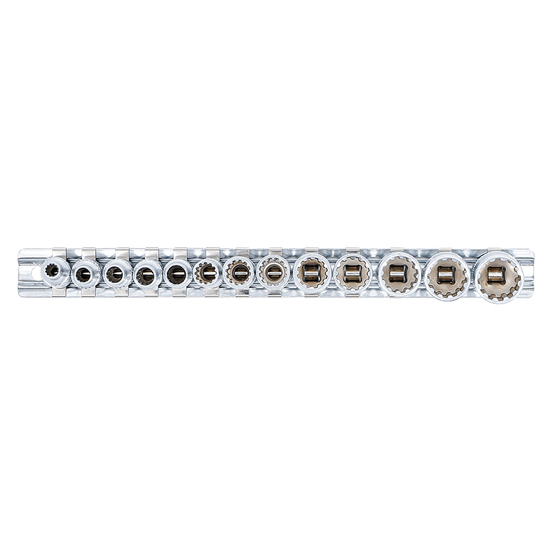 Dugókulcskészlet, Gear Lock, 1/4", 13 darabos (BGS-2150)
