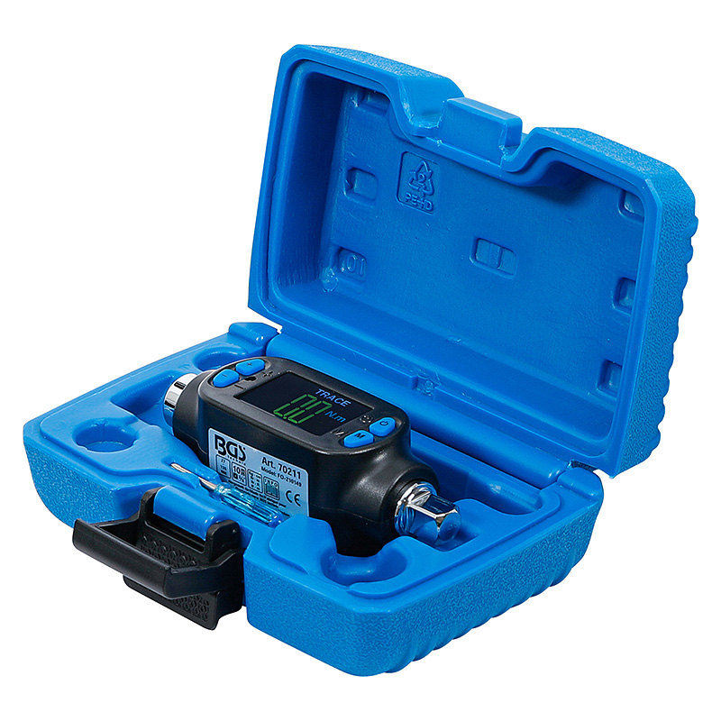 Digitális nyomaték-adapter, 3/8", 27 - 135 Nm (BGS-70211)
