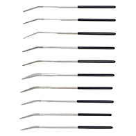 Gyémántszemcsés lyukreszelő készlet, hajlított, 140 x 3 mm, 10 darabos (BGS-1921)