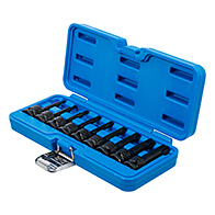 Levegős bit-dugókulcskészlet, 1/2", T-profil (Torx) T20 - T70, 9 darabos (BGS-5480)