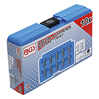 Csavarkiszedő készlet, 10 darabos (BGS-8547)