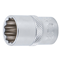 Dugókulcskészlet, tizenkétszögletű, 1/2", coll méretek, 10 darabos (BGS-9114)