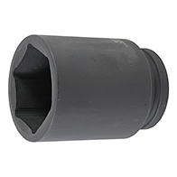 Gépi dugókulcs, hatlapú, hosszított, 1", 75 mm (BGS-5500-75)
