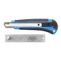Tapétavágó kés tartalék pengékkel, pengeszélesség: 18 mm (BGS-7955)