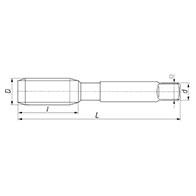 Kézi menetfúró készlet, HSS, G, DIN5157, Fenes