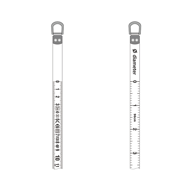 Hossz és átmérő mérőszalag, 3 m x 13 mm, acél, II. p.o., DEMASS PW 3013