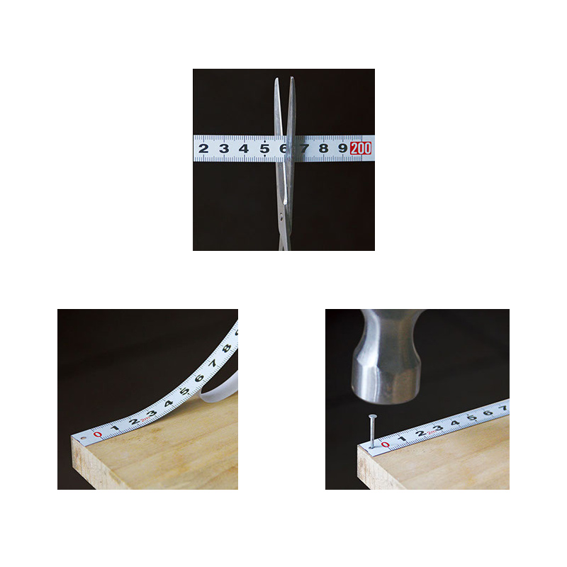 Mérőskála, ragasztható, 5 m x 13 mm, acél, II. p.o., DEMASS CD 5013