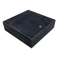 Gránitlap mérőóra állványhoz 1x M8-as furattal, DIN876/0, 150x150x40 mm