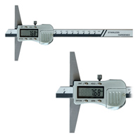 Digitális mélységmérő tolómérő adatkimenettel, fémházas, inox, 3V, DIN862