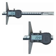 Digitális mélységmérő tolómérő adatkimenettel, inox, 3V, DIN862