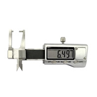 Digitális belső és külső-horony tolómérő + vastagságmérő, 0 - 25 mm / 0,01 mm