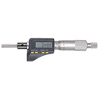 Digitális beépíthető mikrométer sík mérőfelülettel, adatkimenettel, DIN863, 0-25 mm