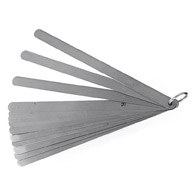 Hézagmérő készlet gyűrűre felfűzve, 0,05 - 1,0 mm, 20 lapos