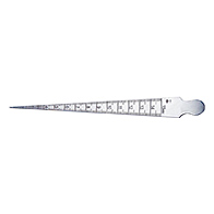 Mérőék furatokhoz, speciális szerszámacél, leolvasás: 0,1 mm