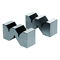 Tripla V-prizma pár, edzett acél, 3 x 90°