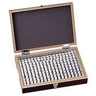 Mérőcsap készlet speciális szerszámacélból, pontosság: +/- 0,002 mm, lépték 0,01 mm