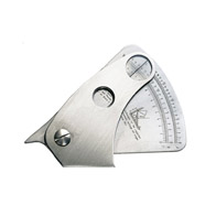 Hegesztési varratmérő A - B - C skálával, 0 - 20 mm, inox