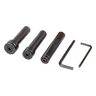 Fűrésztárcsa felfogótüske készlet, 1/4" - 3/8" - 1/2", 13 mm-es szárral