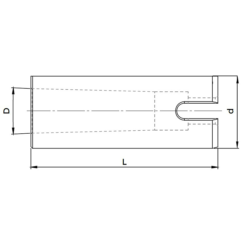 Átalakítóhüvely, hengeres szár / Morse, E2-3, KINTEK
