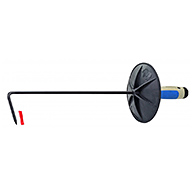 Forgácshorog kúpos végű tüskével, 430 mm, Noga SP2500