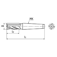 Kúposszárú ujjmaró, DIN845K, 35°, HSS-E-Co5, ZPS 420245