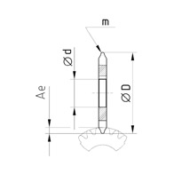 Fogaskerék alakmaró, DIN3972, HSS, ZPS 890070