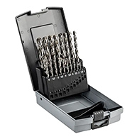 Fémcsigafúró készlet, HSS-Co 5%, 1 - 10 mm / 0,5 mm, 19 részes, ZPS